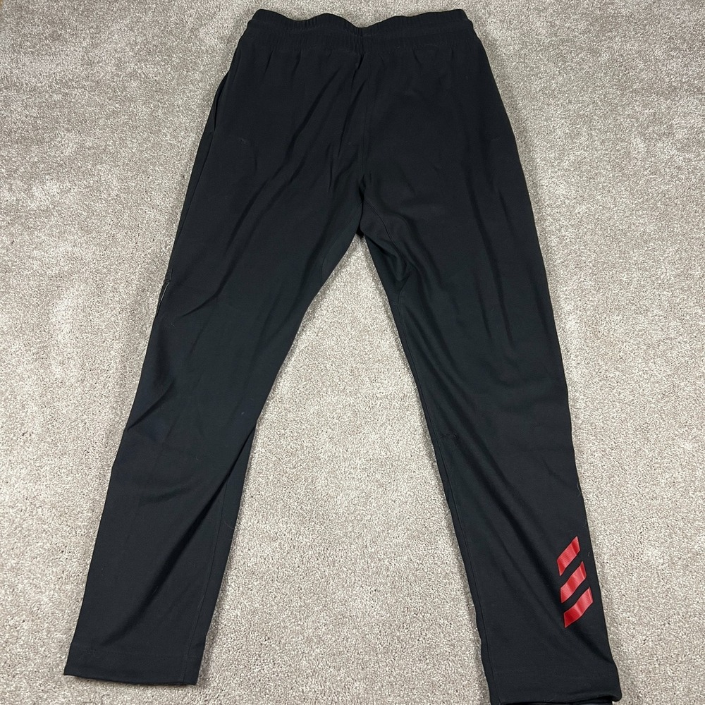 Adidas Mens Medium‎ Black Louisville Cardinals Ankle Snap Track Pants NWT - Picture 2 of 9